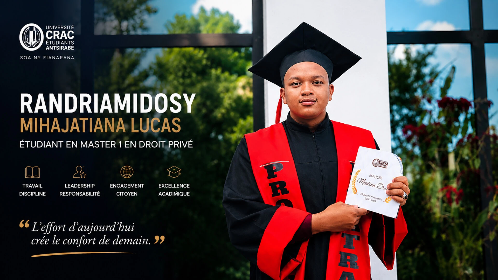Portrait de RANDRIAMIDOSY Mihajatiana Lucas