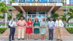Délégation devant la Mairie de Port-Louis
